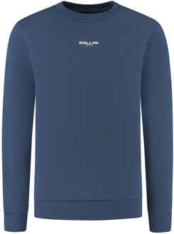 Ballin winter sweater jongens - navy blauw - urban jungle - Maat 140