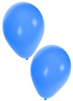 Ballon 50 x blauw nr 10