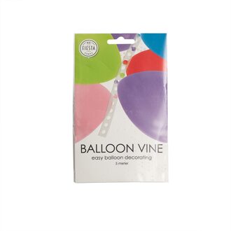 Ballon Bevestiging Slinger (5m) Wit - Transparant