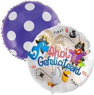 Ballon duo ahoi gefeliciteerd