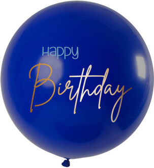 Ballon Elegant 80 Cm Latex Donkerblauw