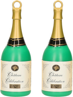 Ballon gewicht champagne fles - 2x - 163 gram - ballongewichtje - champagnefles
