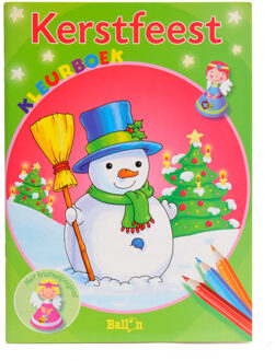 Ballon Kerstfeest Kleur- en Knutselboek