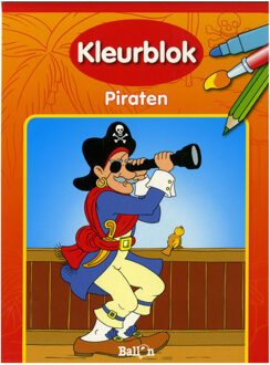 Ballon Kids piraten kleurblok