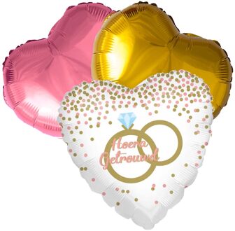 Ballon toefje hoera getrouwd