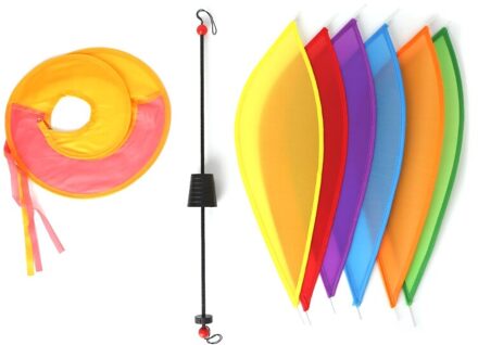 Ballon Windmolen Speelgoed Kinderen Spiraal Tuin Ornamenten Kleurrijke Buiten Spinner Y5JC