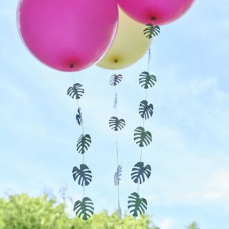 Ballonlint Hawaii Palm Bladeren (5st) Groen