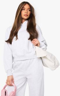 Ballonmouw Oversized Hoodie, Ash Grey - XL