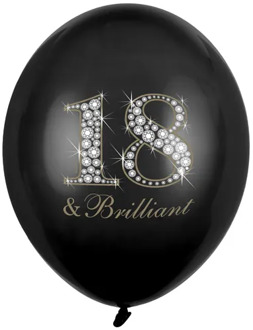 Ballonnen 18 & Brilliant 30 Cm - 6 Stuks