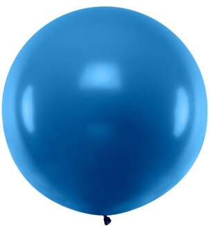 Ballonnen 1m, rond, Pastel navy blauw