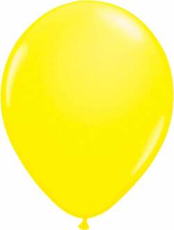 Ballonnen - 25 cm - 8 stuks - neon geel
