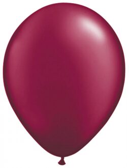 Ballonnen - 50x - wijn rood - latex - 30 cm - feest versiering - Ballonnen