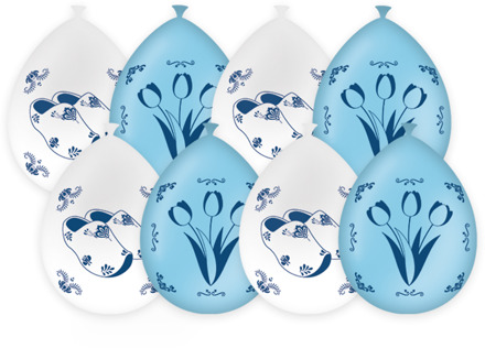 Ballonnen Delftsblauw (8st)