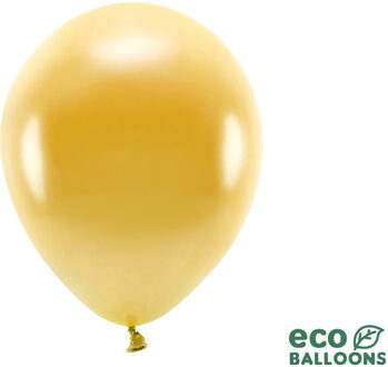 Ballonnen Goud Metallic Premium Organic (10st) Goud - Brons