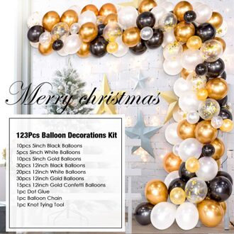 Ballonnen Kit Macaron Latex Pastel Ballon Garland Arch Kit Baby Shower Birthday Party Bruiloft Decoratie 100/123/126/174 Stks/set 123stk balloons kit