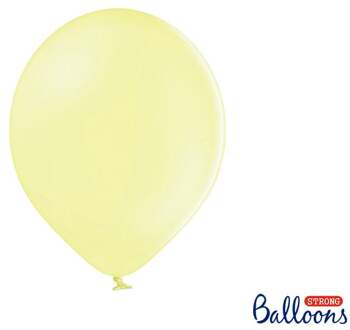 Ballonnen Lichtgeel Pastel (10st) Geel - Beige - Creme