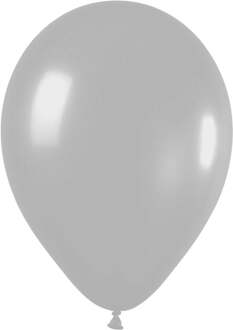 Ballonnen Metallic Zilver 10 stuks Zilverkleurig