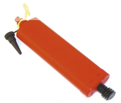 Ballonnen opblaaspomp met opzetstuk - kunststof - 25 cm Multi