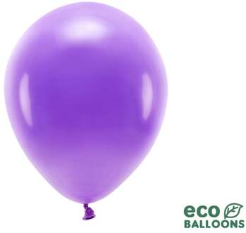 Ballonnen Pastel Violet Premium Organic (10st) Paars - Lila