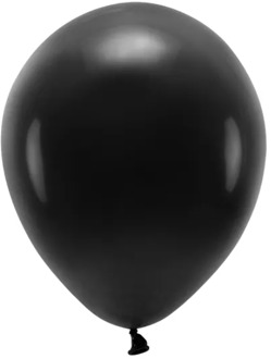Ballonnen Pastel Zwart Premium Organic 30cm (10st)