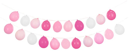 Ballonnen Slinger 3 in 1 Pink Roze