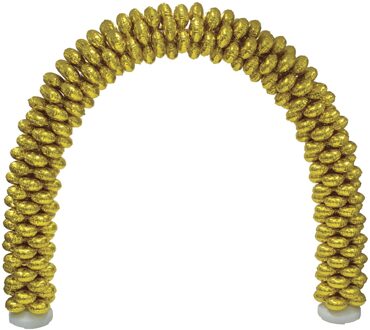 Ballonnenboog Met Folieballonnen Rond Goud Goud - Brons