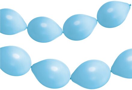 Ballonnenslinger 33 Cm Latex Matblauw 8 Stuks