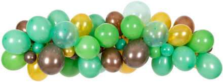 Ballonslinger Jungle Paradise (66 stuks) Multikleur - Print