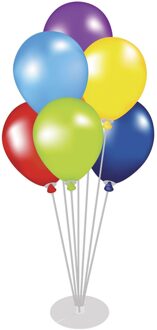 Ballonstandaard Met Ballonstokjes Wit - Transparant