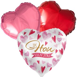 ballontoefje ik hou van jou hartjes