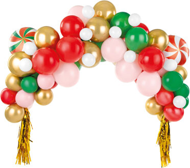 Balloon Garland Candies (2,5m) Multikleur - Print