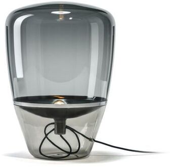 Balloon Medium Vloerlamp - Zwart - Rookgrijs