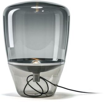 Balloon Small Tafellamp - Zwart verchroomd - Rookgrijs