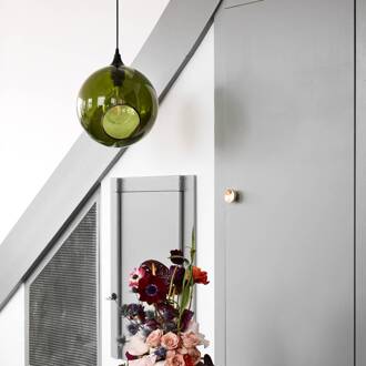 Ballroom XL hanglamp, groen groen, goud, zwart