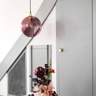 Ballroom XL hanglamp, paars paars, goud, zwart