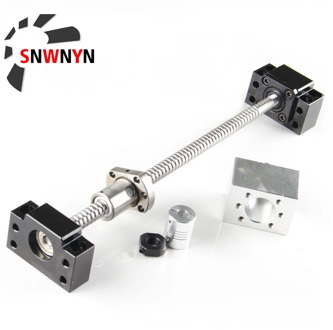 Ballscrew SFU1204 Set RM1204-1000 Rolled Ball Screw C7 With Flange Single Ball Nut End Machined+BK/BF10+Ball Nut Housing+Coupler