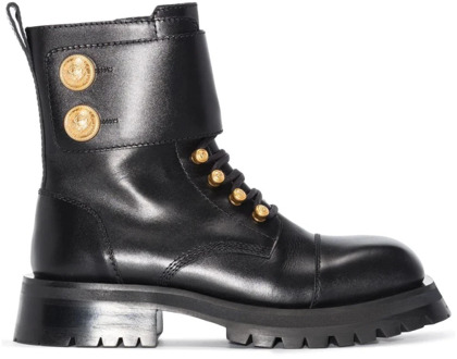 Balmain Ankle Boots Balmain , Black , Dames - 38 1/2 Eu,36 Eu,41 Eu,37 1/2 Eu,39 1/2 Eu,39 Eu,37 Eu,38 EU