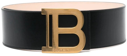 Balmain Belts Balmain , Black , Dames - 75 Cm,80 CM
