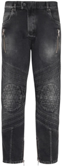 Balmain Denim biker jeans Balmain , Black , Heren - W31,W28,W34,W35,W29,W32