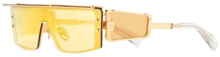 Balmain Gouden Everyday Sungles Balmain , Yellow , Unisex - ONE Size
