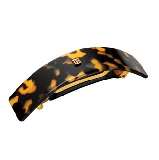 Balmain Haar Styling Balmain Cellulose Acetate Barrette Pour Cheveux Tortoise Shell 1 st