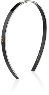 Balmain Haar Styling Balmain Cellulose Acetate Small Headband Black & White 1 st