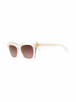 Balmain Heldere zonnebril voor dagelijks gebruik Balmain , White , Dames - 55 MM