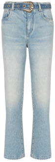 Balmain Klassieke riem jeans Balmain , Blue , Dames - M,S,Xs,2Xs