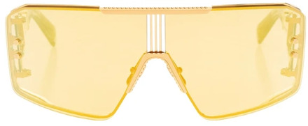 Balmain Le Masque zonnebril Balmain , Yellow , Unisex - ONE Size