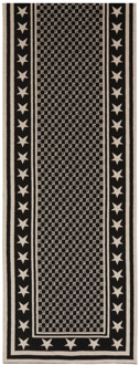 Balmain Mini Monogram Stars omkeerbare sjaal Balmain , Black , Heren - ONE Size