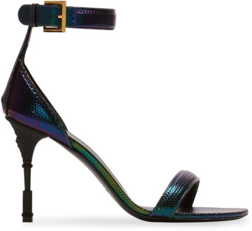 Balmain Moneta sandalen van iriserend leer Balmain , Multicolor , Dames - 37 EU