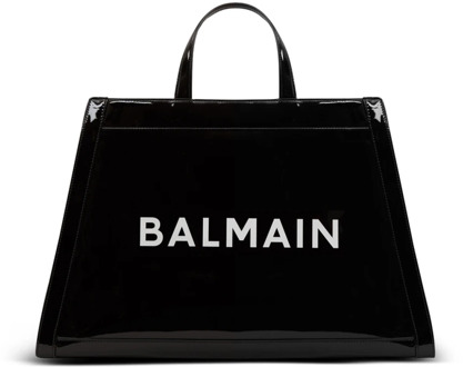 Balmain Oliviers Cabas van vinyl Balmain , Black , Dames - ONE Size