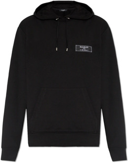 Balmain Oversized hoodie Balmain , Black , Heren - 2Xl,Xl,L,M,S