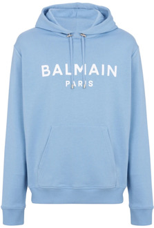 Balmain Paris hoodie Balmain , Blue , Heren - 2Xl,Xl,L,M,S,Xs